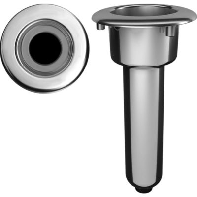 MATE SERIES STAINLESS STEEL 15° ROD & CUP HOLDER ROUND TOP DRAIN 
