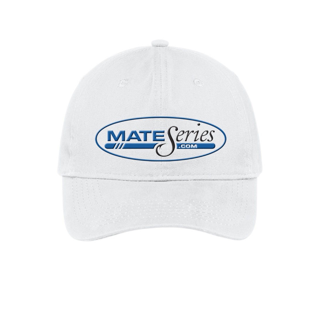 Low Profile Hat (White) - Fishing Rod Holders